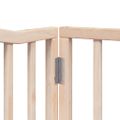 vidaXL Brána pre psa s dverami sklad. 8 panelov 640 cm topoľové drevo