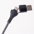 Maxlife ALLin1 kábel USB + USB-C - Lightning + 2x USB-C 1,0 m 66W čierny