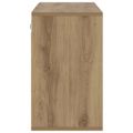 vidaXL Skriňa na topánky 103 x 30 x 51 cm Kompozitné drevo Dub artisan