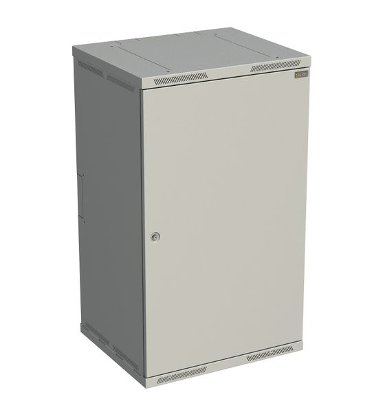 Rozvádzač nástenný SENSA 21U 600 mm, dvere plech, RAL 7035, SENSA-21U-66-21-G