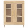 vidaXL Vysoká skrinka dub sonoma 69,5x34x180 cm spracované drevo