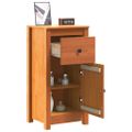 vidaXL Servírovacia skriňa 2 ks Včelí hnedý 39 x 34,5 x 80 cm