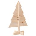 vidaXL Drevený vianočný stromček na dekoráciu 70 cm drevený masív