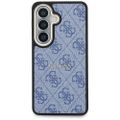 Puzdro Guess 4G Embossed Ring MagSafe pre Samsung Galaxy S26 modré