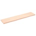 vidaXL Kúpeľňová doska 180x40x(2-4) cm neošetrený masív