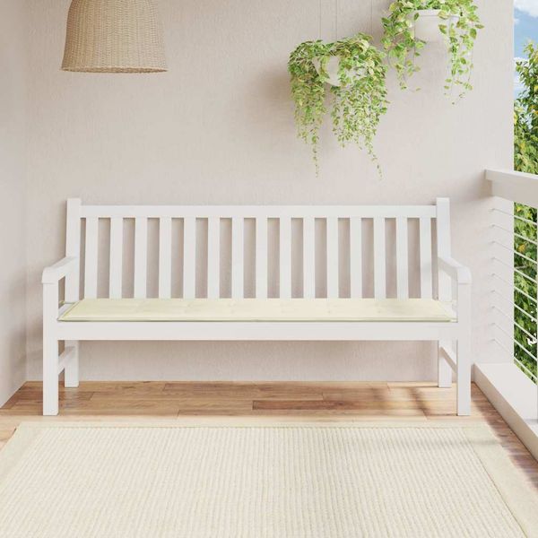 vidaXL Podložka na záhradnú lavičku 180x50x3 cm, oxfordská látka