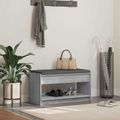 vidaXL Predsieňová lavica Sivá Sonoma 83 x 38 x 45 cm