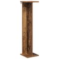 vidaXL Stojan na rastliny 2 ks Staré drevo 25 x 25,5 x 100,5 cm