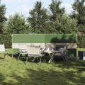 vidaXL Kempingový vetrolam zelený 344x120 cm vodeodolný