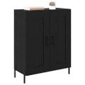 vidaXL Servírovacia skriňa Čierny dub 69,5 x 34 x 90 cm