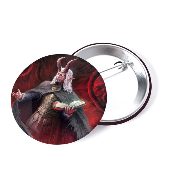 Placka Jeskyně a draci - Tiefling černokněžník