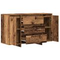 vidaXL Servírovacia skriňa Staré drevo 120 x 41 x 75 cm