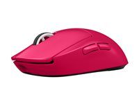 Myš - hranie - optická - 5 tlačidiel - bezdrôtová - 2,4 GHz - prijímač USB Logitech LIGHTSPEED - ružová