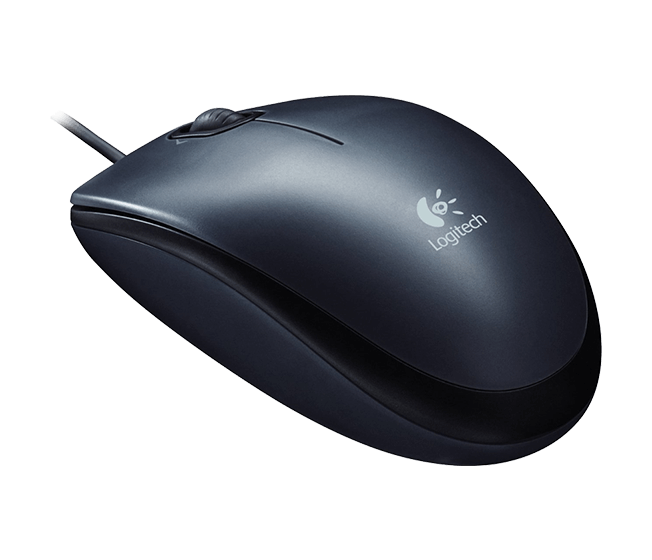 Logitech M90/Kancelárska/Optická/1 000 DPI/Drôtová USB/Čierna