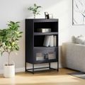vidaXL Highboard Antracit 68x39x123 cm Oceľ