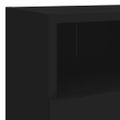 vidaXL TV nástenné skrinky 2 ks čierne 40x30x30 cm kompozitné drevo