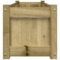 vidaXL Záhradný kvetináč 90x31x31 cm impregnovaná borovica