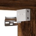vidaXL Nástenné nočné skrinky s LED osvetlením 2 ks dymový dub