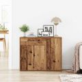 VidaXL Príborník Old Wood 88x30x70 cm Engineered Wood