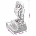 vidaXL Zarážky na knihy 2 ks Strieborná 12 x 9 x 19 cm Hliník