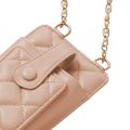 Quilted phone bag 19*10,5*2cm pink