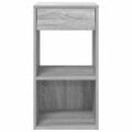 vidaXL Nočné skrinky so zásuvkou 2 ks sivé sonoma 35x34x66,5 cm