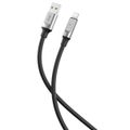 XO kábel NB251 USB - Lightning 1,0 m 6A čierny