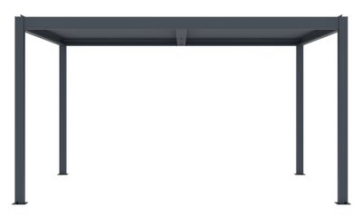 Bioklimatická pergola G21 Austin 4x3 m, antracitová hliníková