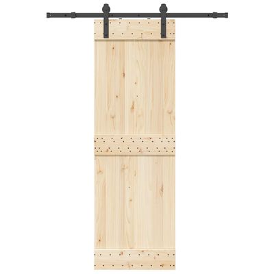 vidaXL Kovanie na posuvné dvere čierne 152 cm oceľové
