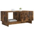 vidaXL Konferenčný stolík Dymový dub 90 x 50 x 40 cm Kompozitné drevo