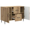 vidaXL Servírovacia skriňa Dub artisan 89 x 34,5 x 60 cm
