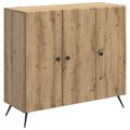 vidaXL Servírovacia skriňa Dub artisan 89 x 34,5 x 80 cm