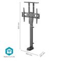TV držiak NEDIS TVSM5840BK SmartLife motorizovaný (37-80'' 60kg) čierny