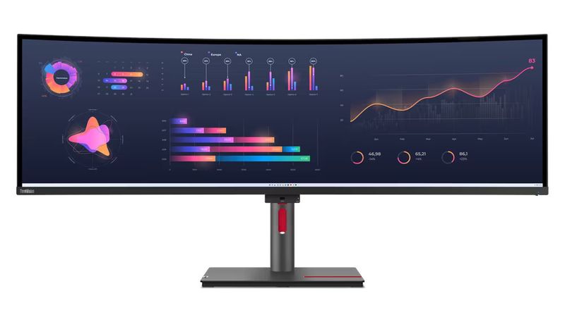 Lenovo ThinkVision/P49w-30/49''/IPS/5120x1440/60Hz/6ms/Black/3R