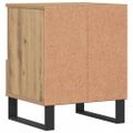 vidaXL Nočné stolíky 2 ks dub artisan 40x35x50 cm kompozitné drevo