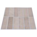 vidaXL Obdĺžniková dlažba 10 ks Bežová káva 29 x 23 x 0,08 cm