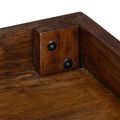 vidaXL Stojan na rastliny 3 ks Hnedá 35 x 35 x 12 cm Mahagónové drevo