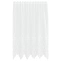 vidaXL Čipková záclona Biela 140 x 150 cm Polyester