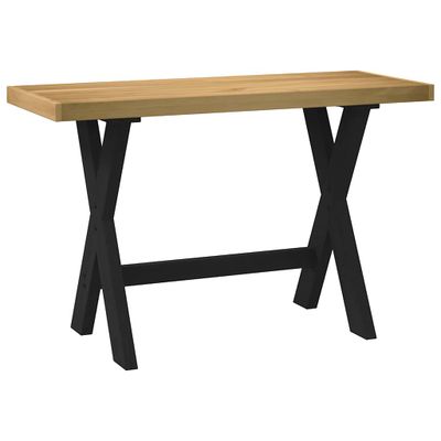 vidaXL Stôl NOAIN nohy v tvare X, 120x50x75 cm, borovicový masív