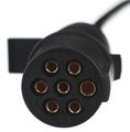 Propojovací spirálový kábel 7pin typ N TRAILER CABLE 11, plastová zástrčka, 24V, 3,5 m SIXTOL