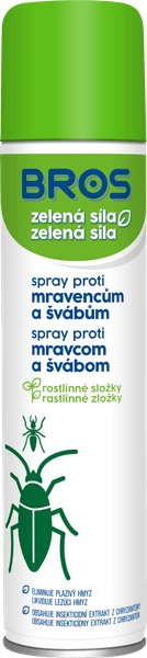06299 Bros Zelená sila spray proti mravcom a švábom 300 ml
