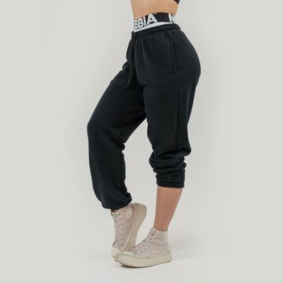 Dámske tepláky Muscle Mommy Black - NEBBIA, veľkosť M, veľkosť oblečenia M