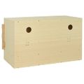 vidaXL Hniezdo pre sliepky 3 priehradky 96x40x45 cm borovicové drevo