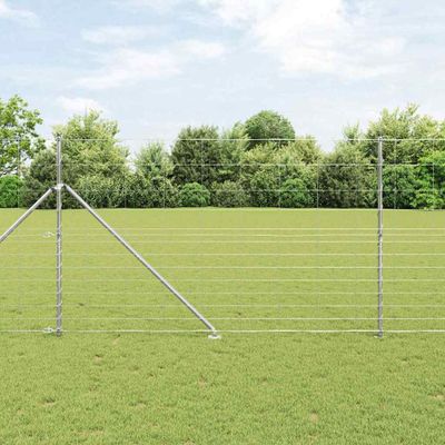 vidaXL Zváraný drôtový plot s hrotmi 25 x 1,5 m (Š x V)