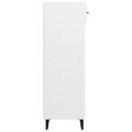 vidaXL Botník biely 60x35x105 cm spracované drevo