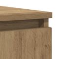 vidaXL Komoda so zásuvkami dub artisan 100,5x35x76 cm kompozitné drevo