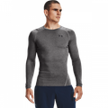 Kompresné tričko HG Armour Comp LS Grey - Under Armour, veľkosť M, veľkosť oblečenia M