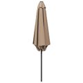 vidaXL Záhradný slnečník 230 x 230 cm Polyester Obdĺžnikový Sivohnedá