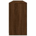 vidaXL Komoda s LED svetlami hnedý dub 162x37x67 cm