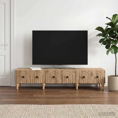 vidaXL TV skrinka 147 x 34,5 x 30 cm Dub artisan Kompozitné drevo